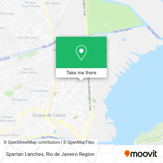 Spartan Lanches map