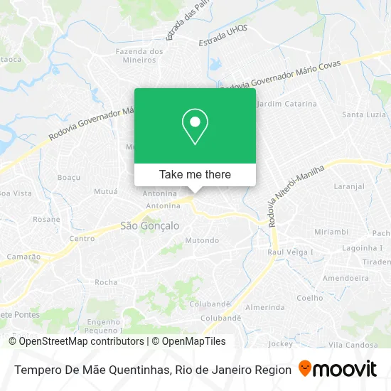 Tempero De Mãe Quentinhas map