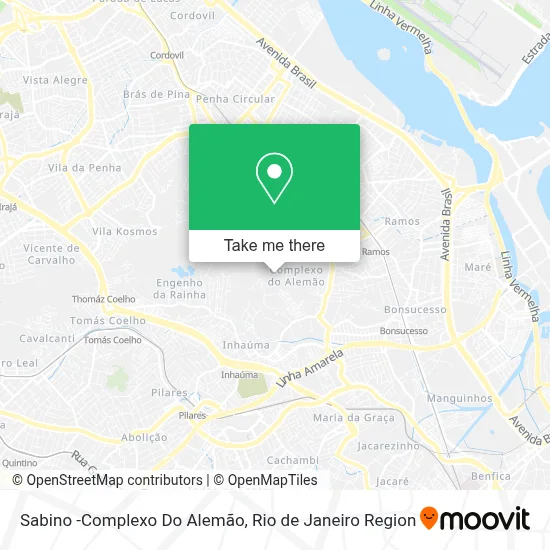 Sabino -Complexo Do Alemão map