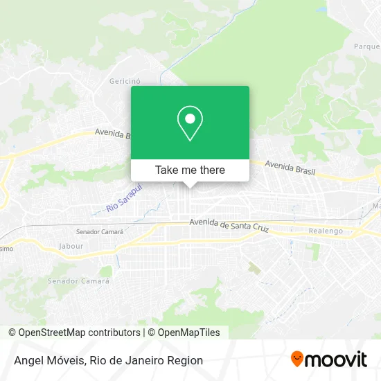 Angel Móveis map