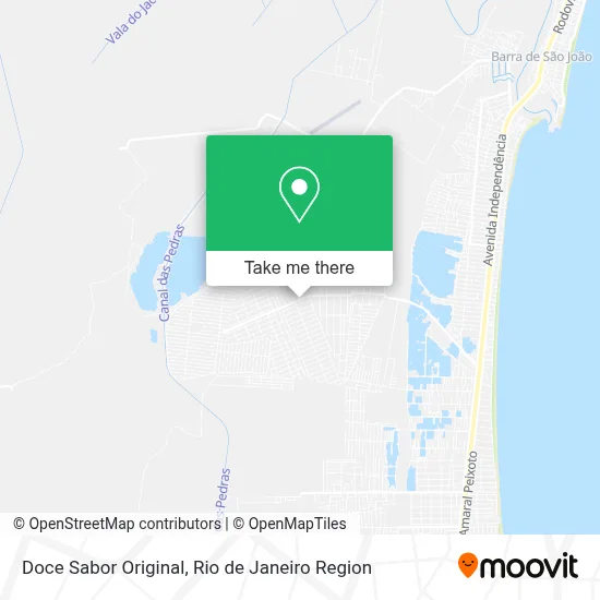 Doce Sabor Original map