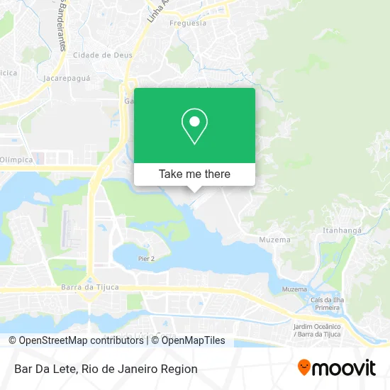 Bar Da Lete map