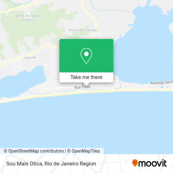 Sou Mais Otica map