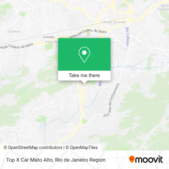 Top X Car Mato Alto map