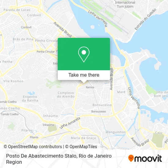 Posto De Abastecimento Stalo map