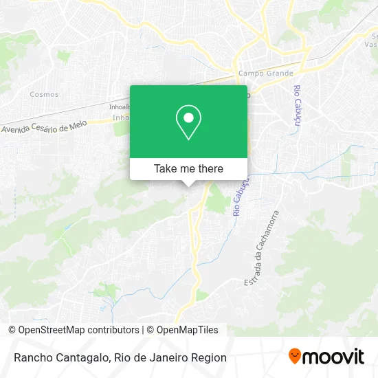 Rancho Cantagalo map