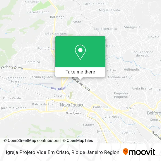 Igreja Projeto Vida Em Cristo map