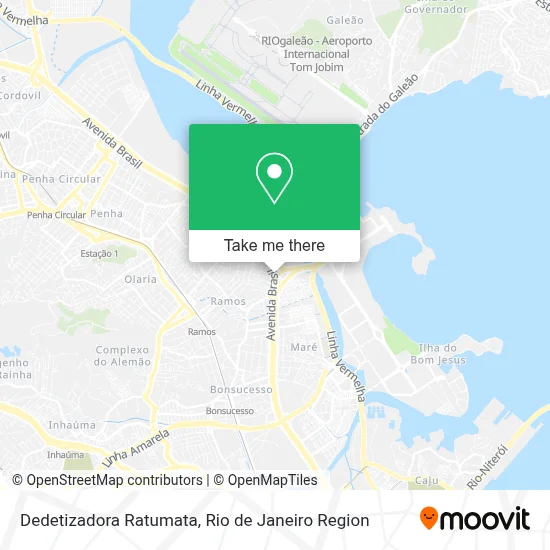 Dedetizadora Ratumata map