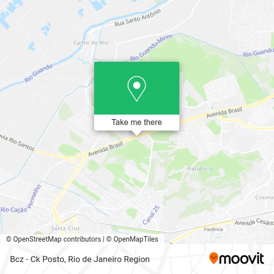Bcz - Ck Posto map