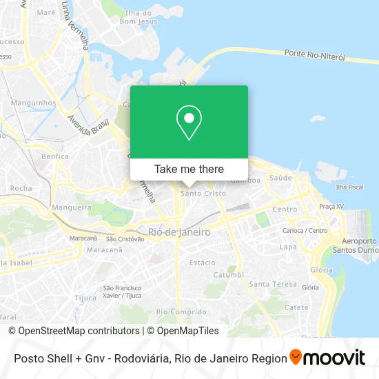 Posto Shell + Gnv - Rodoviária map