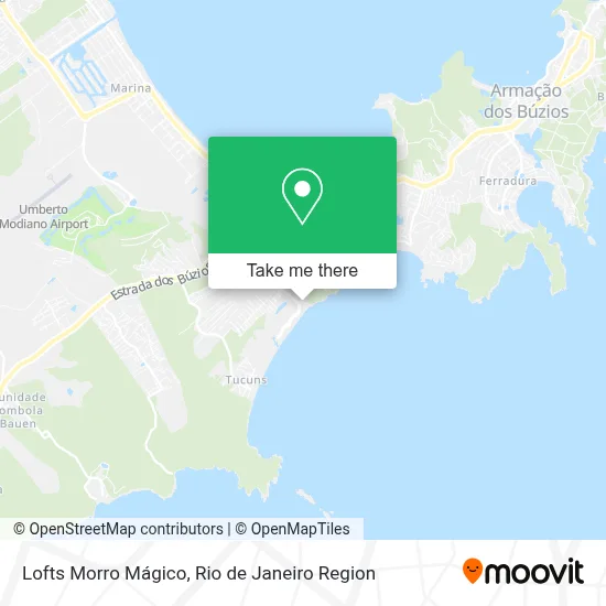Lofts Morro Mágico map