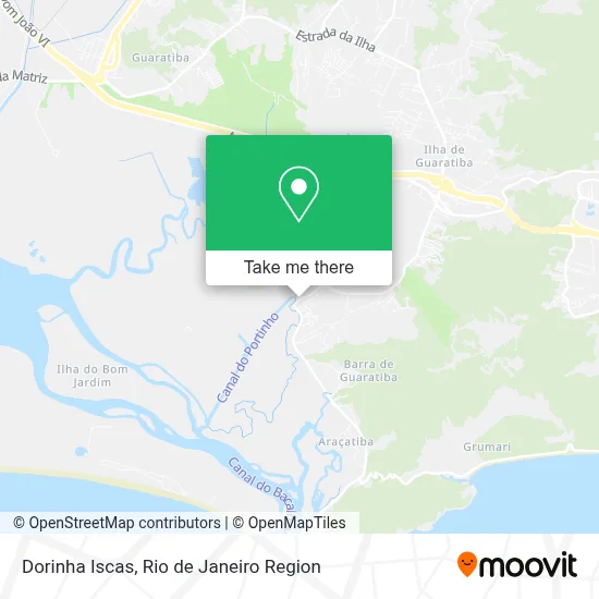 Dorinha Iscas map