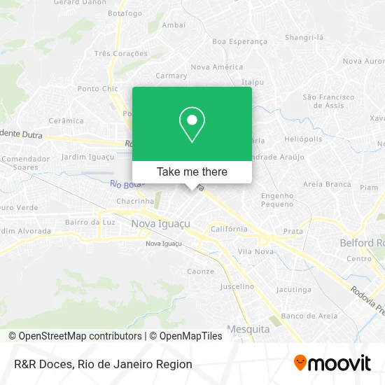 R&R Doces map