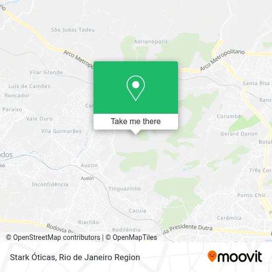 Stark Óticas map