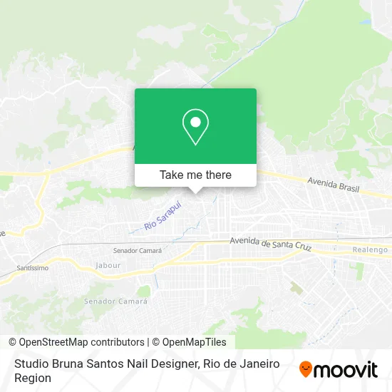 Studio Bruna Santos Nail Designer map