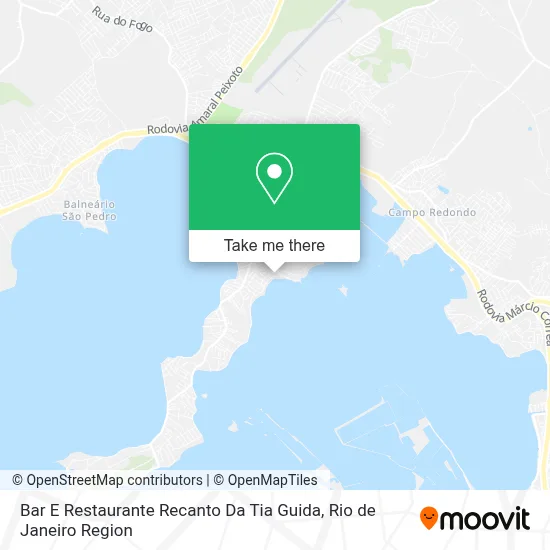 Bar E Restaurante Recanto Da Tia Guida map