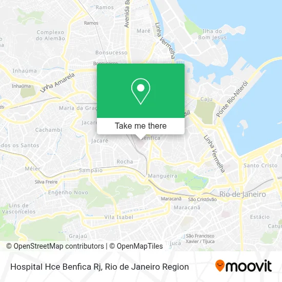 Hospital Hce Benfica Rj map