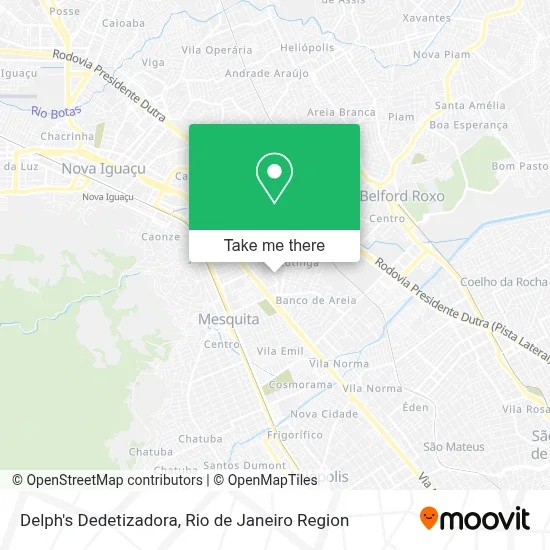 Delph's Dedetizadora map