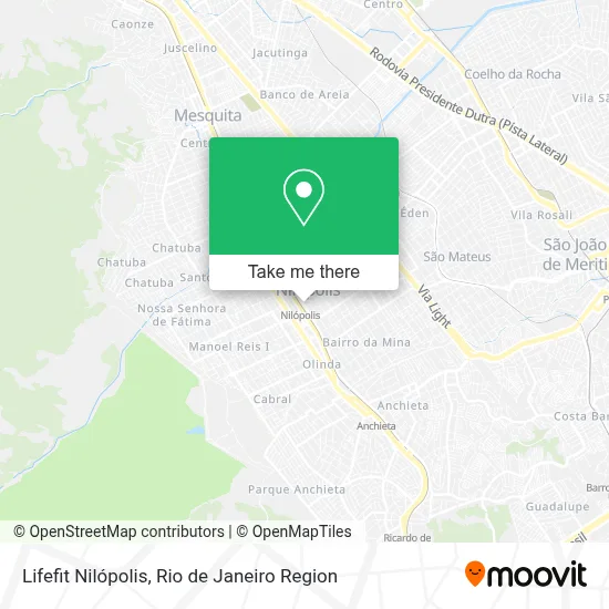 Lifefit Nilópolis map