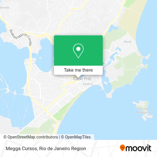 Megga Cursos map