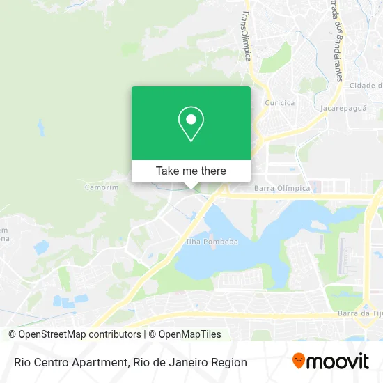 Rio Centro Apartment map
