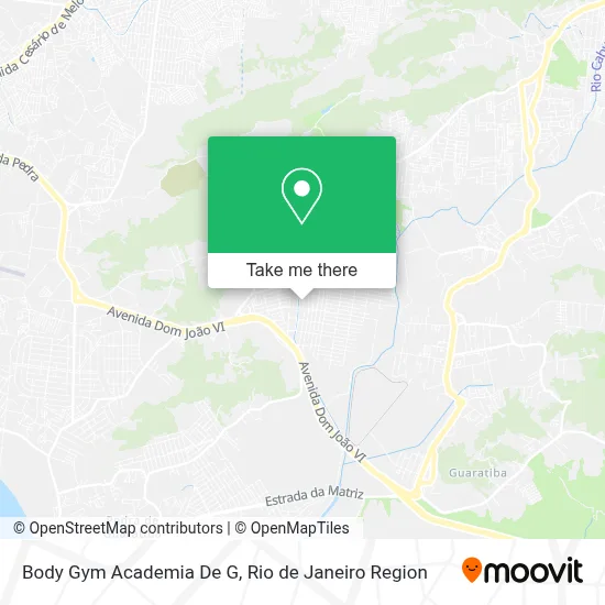 Body Gym Academia De G map