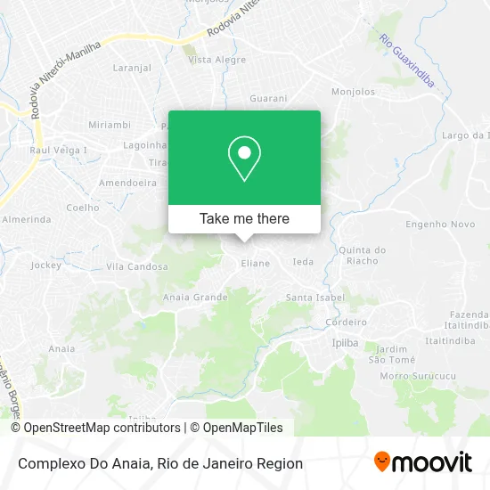 Complexo Do Anaia map
