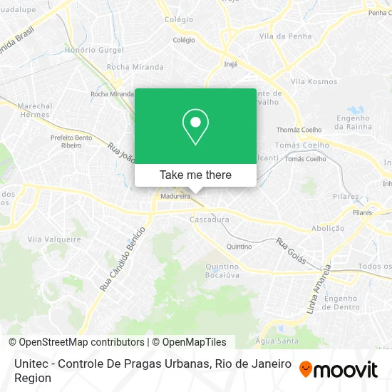 Unitec - Controle De Pragas Urbanas map