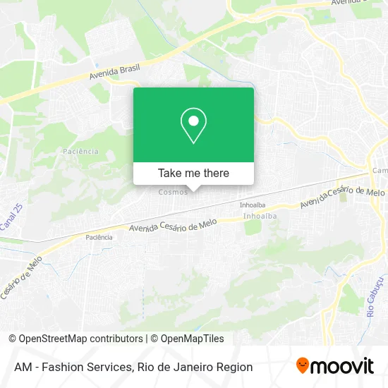 AM - Fashion Services map