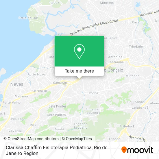 Clarissa Chaffim Fisioterapia Pediatrica map