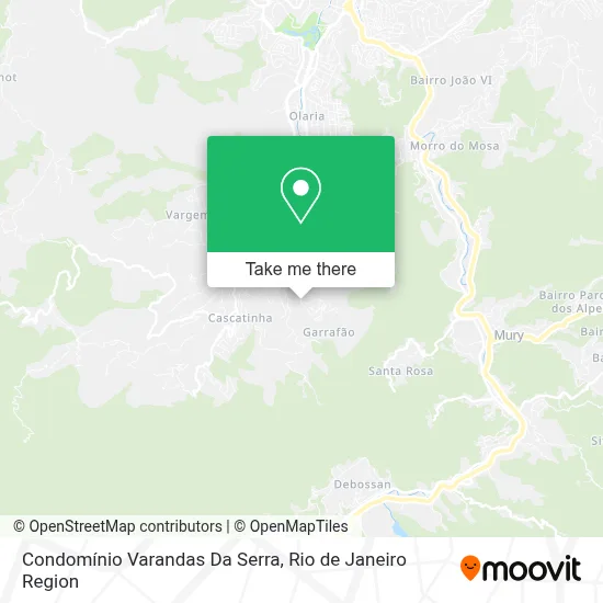 Condomínio Varandas Da Serra map