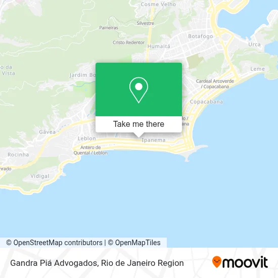 Gandra Piá Advogados map