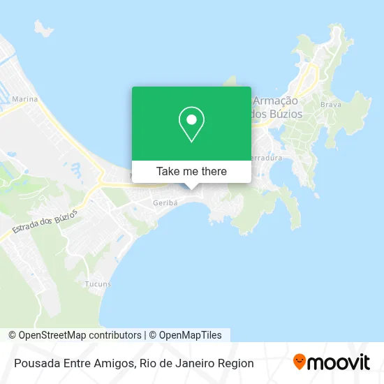 Pousada Entre Amigos map