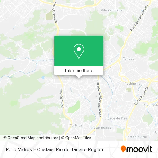 Roriz Vidros E Cristais map