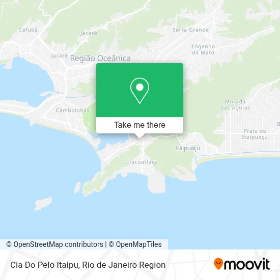 Cia Do Pelo Itaipu map