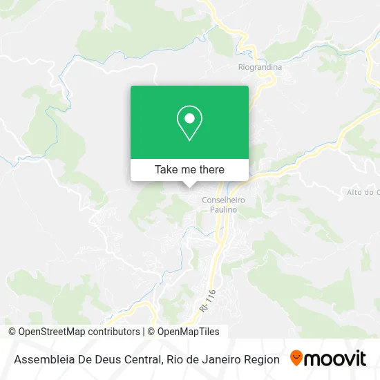 Assembleia De Deus Central map