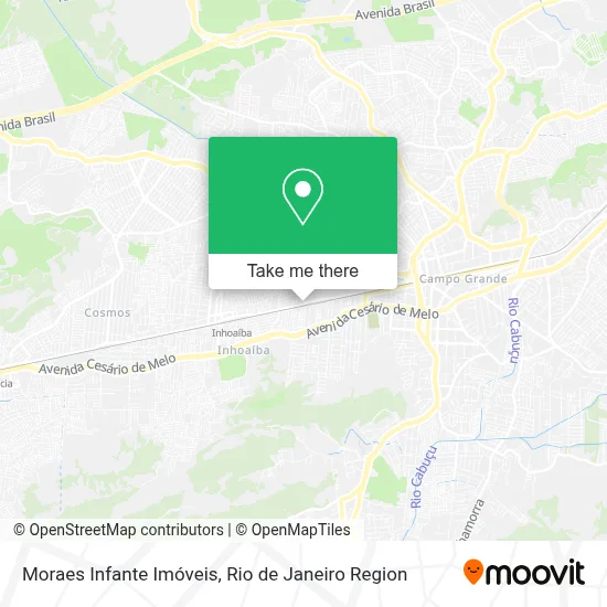 Moraes Infante Imóveis map