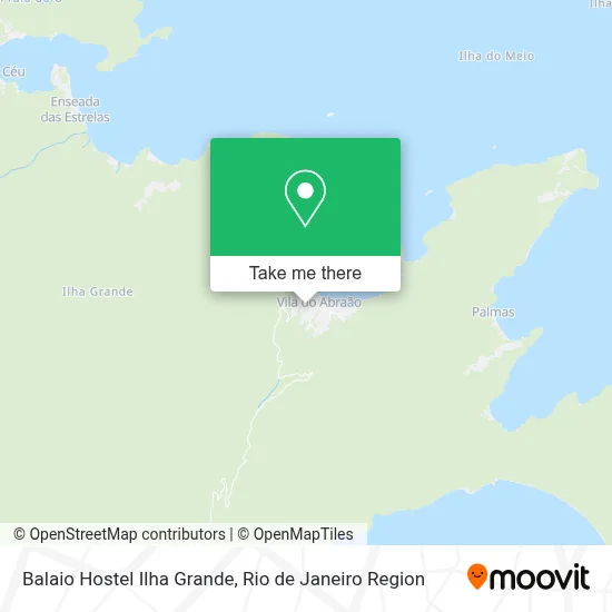 Balaio Hostel Ilha Grande map