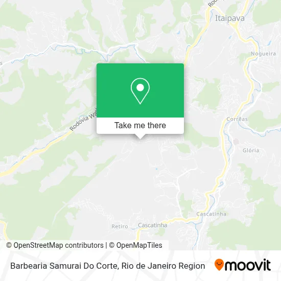 Barbearia Samurai Do Corte map