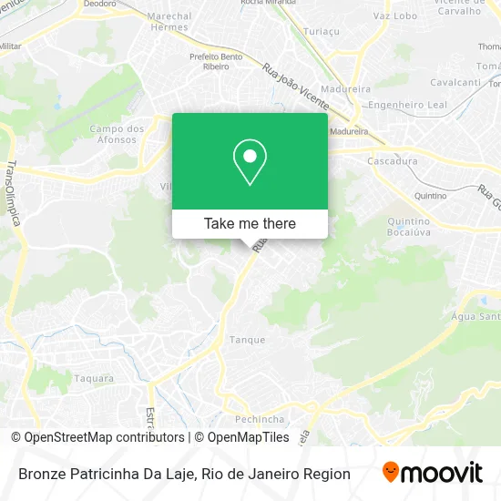 Bronze Patricinha Da Laje map