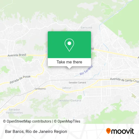 Bar Baros map