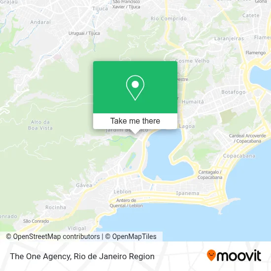 The One Agency map