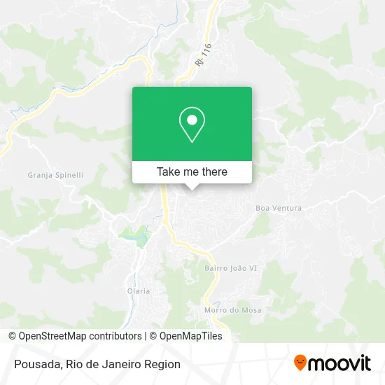 Pousada map