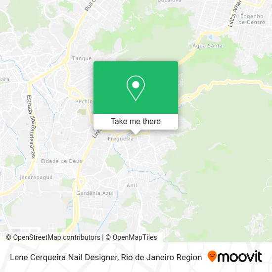 Lene Cerqueira Nail Designer map