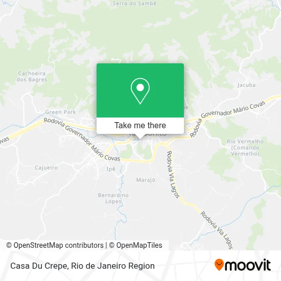 Casa Du Crepe map