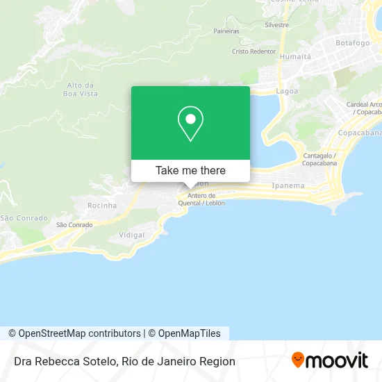 Dra Rebecca Sotelo map