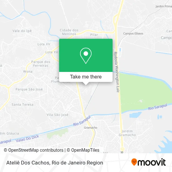 Ateliê Dos Cachos map