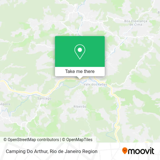 Camping Do Arthur map