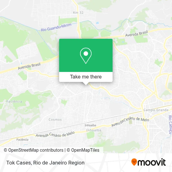 Tok Cases map