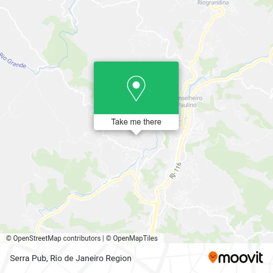 Serra Pub map